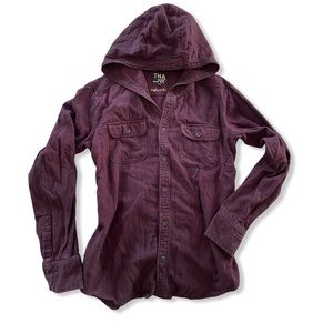 Aritzia TNA How did flannel button down shirt